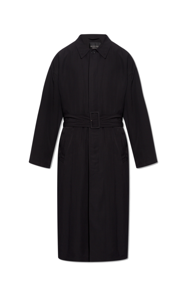 Black Long coat Balenciaga - SchaferandweinerShops Tonga